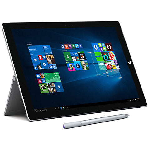 Microsoft Surface Pro 3, Intel Core i7, 8GB RAM, Windows 10 Pro, 12", 256GB, Wi-Fi, Silver