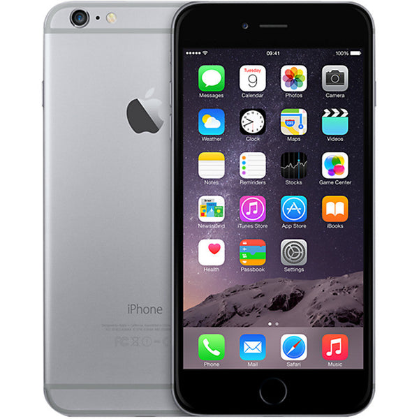 Apple iPhone 6 Plus, iOS, 5.5", 4G LTE, SIM Free, 16GB, Space Grey